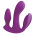 3Some Total Ecstasy - Rechargeable, Wireless Triple Vibrator (Purple) 