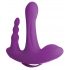 3Some Rock N' Ride - Rechargeable, Radio Triple Vibrator (Purple) 