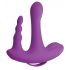 3Some Rock N' Ride - Rechargeable, Radio Triple Vibrator (Purple) 