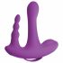 3Some Rock N' Ride - Rechargeable, Radio Triple Vibrator (Purple) 