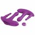 3Some Rock N' Ride - Rechargeable, Radio Triple Vibrator (Purple) 