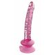 Icicles No. 86 - Pink Glass Penis Dildo 