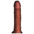 King Cock Plus 7.5 - Thrusting Vibrator with Balls (Brown) 