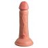 King Cock Elite 6 - Suction Cup Realistic Dildo (6 inches) - Natural 