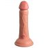 King Cock Elite 6 - Suction Cup Realistic Dildo (6 inches) - Natural 