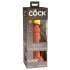 King Cock Elite 6 - Suction Cup Realistic Dildo (6 inches) - Dark 