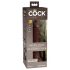 King Cock Elite 7 - Suction Cup Realistic Dildo (7 inches) - Brown 