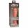 King Cock Elite 8 - Suction Cup Realistic Dildo (20cm) - Natural 