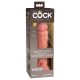 King Cock Elite 8 - Suction Cup Realistic Dildo (20cm) - Natural 