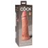 King Cock Elite 8 - Suction Cup Realistic Dildo (20cm) - Natural 