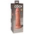 King Cock Elite 8 - Suction Cup Realistic Dildo (20cm) - Natural 