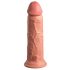 King Cock Elite 8 - Suction Cup Realistic Dildo (20cm) - Natural 