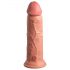 King Cock Elite 8 - Suction Cup Realistic Dildo (20cm) - Natural 