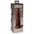 King Cock Elite 8 - Realistic Suction Cup Dildo (8 inches) - Brown 