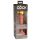 King Cock Elite 6 - Suction Cup Realistic Vibrator 6 inch (Dark Natural) 