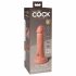 King Cock Elite 6 - Suction Cup Realistic Vibrator 6 inch (Dark Natural) 