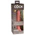 King Cock Elite 7 - Suction Cup Radio-Controlled Vibrator 7 inch - Natural 