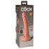 King Cock Elite 7 - Suction Cup Radio-Controlled Vibrator 7 inch - Natural 