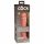 King Cock Elite 8 - Suction Cup Realistic Vibrator (20cm) - Natural 