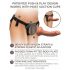 King Cock Elite Comfortable Strap-On Harness (Brown) 