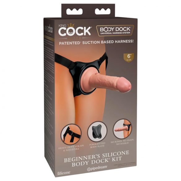 King Cock Elite Beginner's Strap-on Dildo (Natural) 