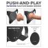 Body Dock G-spot Pro - Rechargeable, Wireless Wearable Panty (Black) 