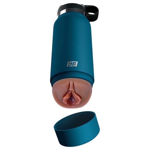 Flask Masturbator - Blue-Brown 