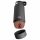 Fuck Flask Secret Delight - masturbation cup with vulva (black-brown)