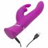 Happyrabbit Rechargeable Waterproof Thrusting Vibrator (Purple) 