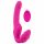 Strepless Strap-On - wearable vibrator (pink)