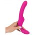 Strepless Strap-On - wearable vibrator (pink)