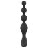 Black Velvet - Rechargeable, Waterproof Beaded Anal Vibrator (Black) 