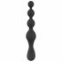 Black Velvet - Rechargeable, Waterproof Beaded Anal Vibrator (Black) 