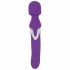 Javida Wand & Pearl - 2-in-1 Massage Vibrator (Purple) 