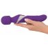 Javida Wand & Pearl - 2-in-1 Massage Vibrator (Purple) 