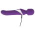 Javida Wand & Pearl - 2-in-1 Massage Vibrator (Purple) 