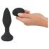 ANOS - Rotating Beaded Anal Vibrator (Black)