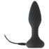 ANOS - Rotating Beaded Anal Vibrator (Black)