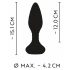 ANOS - Rotating Beaded Anal Vibrator (Black)