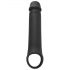 Rebel - Rechargeable, Wireless Vibrating Penis Sleeve (Black) 