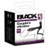 Black Velvet - Rechargeable 2in1 Vibrator and Cock Ring (Black) 