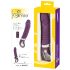 SMILE Soft - rechargeable, warming vibrator (purple) 