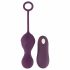 SMILE RC Vibrating Love Eggs - rechargeable, wireless (purple) 