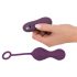 SMILE RC Vibrating Love Eggs - rechargeable, wireless (purple) 