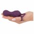 SMILE RC Vibrating Love Eggs - rechargeable, wireless (purple) 