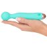 Cuties Mini Wand - rechargeable, waterproof massage vibrator (green) 