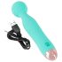 Cuties Mini Wand - rechargeable, waterproof massage vibrator (green) 