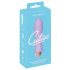 Cuties Mini - rechargeable, waterproof, grid vibrator (purple) 