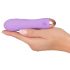 Cuties Mini - rechargeable, waterproof, grid vibrator (purple) 