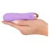 Cuties Mini - rechargeable, waterproof, grid vibrator (purple) 